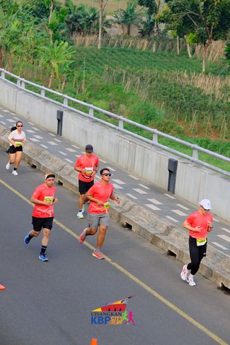 Race photo from CISANGKAN KBP CITY RUN 2025