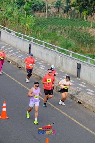Race photo from CISANGKAN KBP CITY RUN 2025