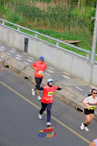 Race photo from CISANGKAN KBP CITY RUN 2025