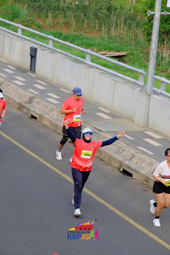 Race photo from CISANGKAN KBP CITY RUN 2025