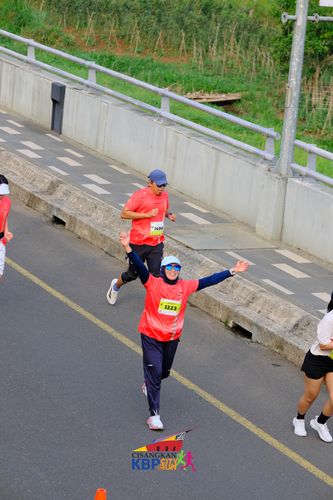 Race photo from CISANGKAN KBP CITY RUN 2025
