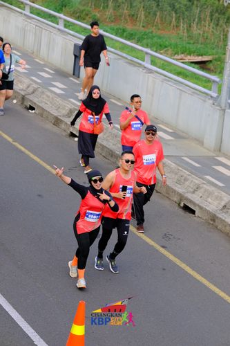 Race photo from CISANGKAN KBP CITY RUN 2025