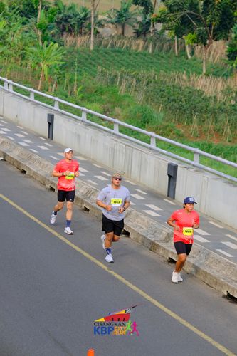 Race photo from CISANGKAN KBP CITY RUN 2025