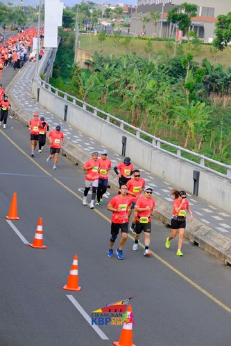 Race photo from CISANGKAN KBP CITY RUN 2025