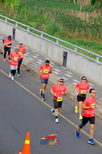 Race photo from CISANGKAN KBP CITY RUN 2025