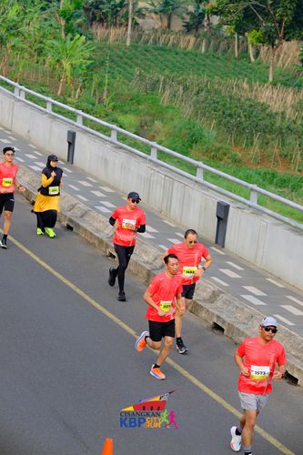 Race photo from CISANGKAN KBP CITY RUN 2025