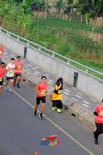 Race photo from CISANGKAN KBP CITY RUN 2025