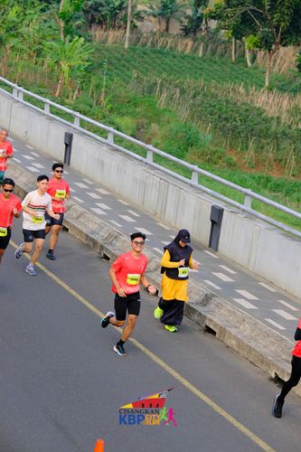 Race photo from CISANGKAN KBP CITY RUN 2025