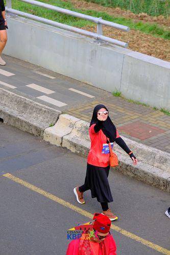 Race photo from CISANGKAN KBP CITY RUN 2025