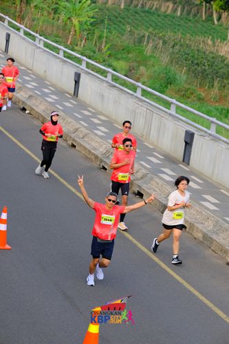 Race photo from CISANGKAN KBP CITY RUN 2025