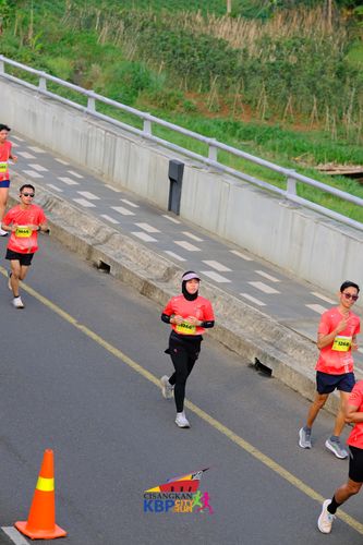 Race photo from CISANGKAN KBP CITY RUN 2025