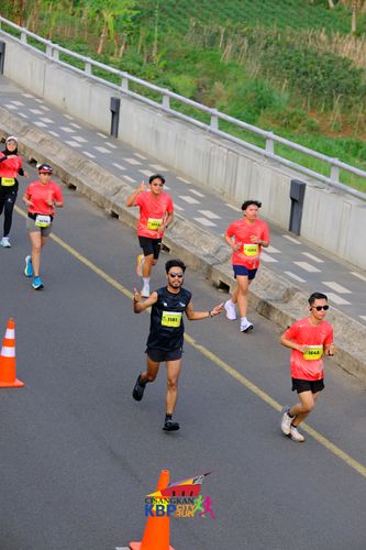 Race photo from CISANGKAN KBP CITY RUN 2025