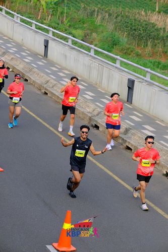 Race photo from CISANGKAN KBP CITY RUN 2025