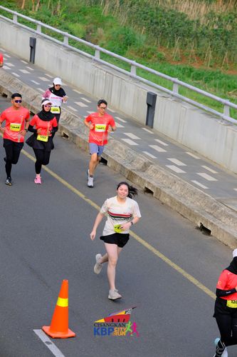 Race photo from CISANGKAN KBP CITY RUN 2025