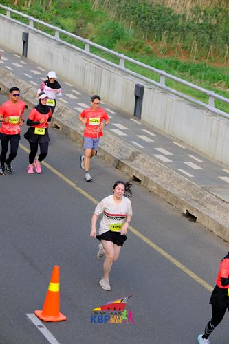 Race photo from CISANGKAN KBP CITY RUN 2025