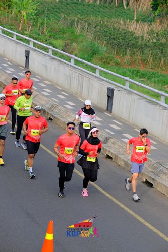 Race photo from CISANGKAN KBP CITY RUN 2025