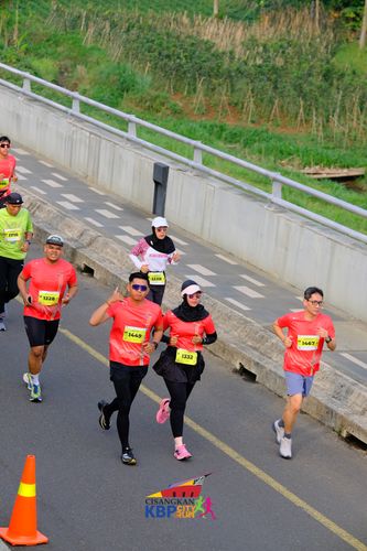 Race photo from CISANGKAN KBP CITY RUN 2025