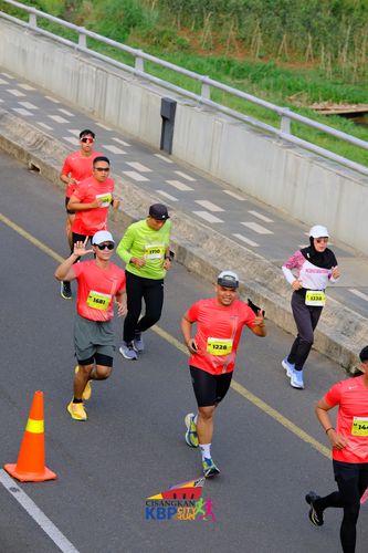Race photo from CISANGKAN KBP CITY RUN 2025