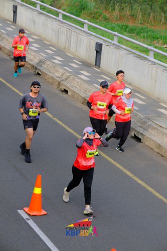 Race photo from CISANGKAN KBP CITY RUN 2025