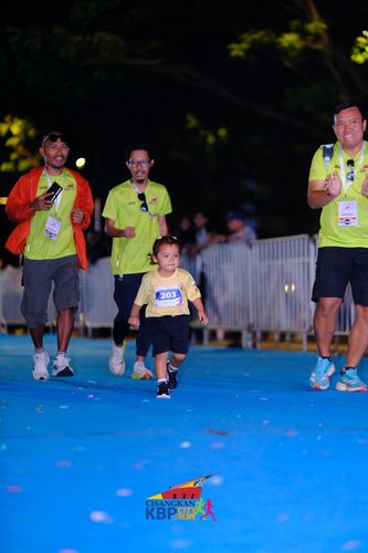 Race photo from CISANGKAN KBP CITY RUN 2025