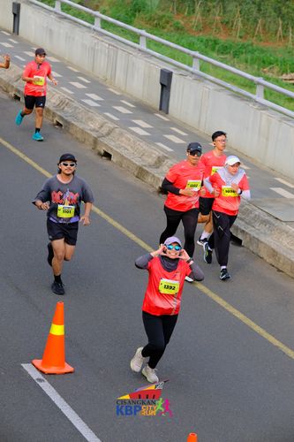 Race photo from CISANGKAN KBP CITY RUN 2025