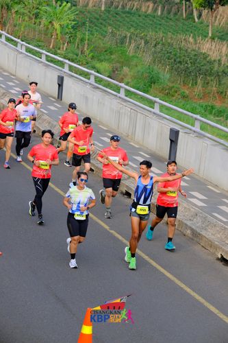 Race photo from CISANGKAN KBP CITY RUN 2025