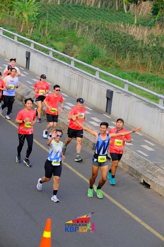 Race photo from CISANGKAN KBP CITY RUN 2025