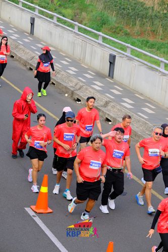Race photo from CISANGKAN KBP CITY RUN 2025
