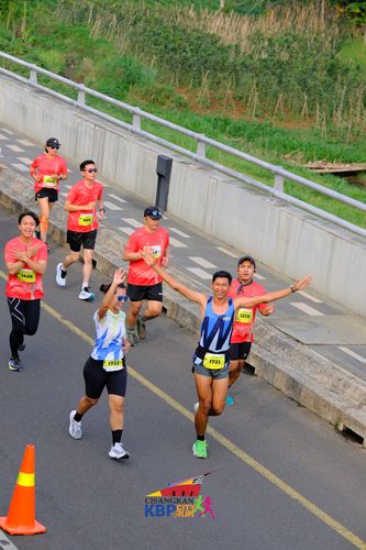 Race photo from CISANGKAN KBP CITY RUN 2025