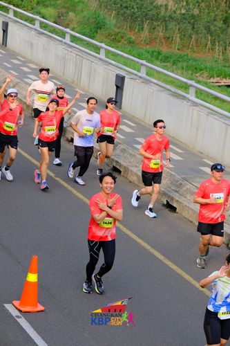 Race photo from CISANGKAN KBP CITY RUN 2025