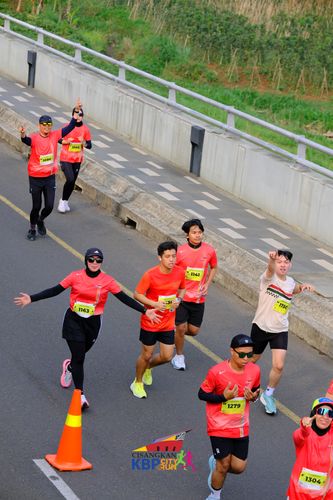 Race photo from CISANGKAN KBP CITY RUN 2025