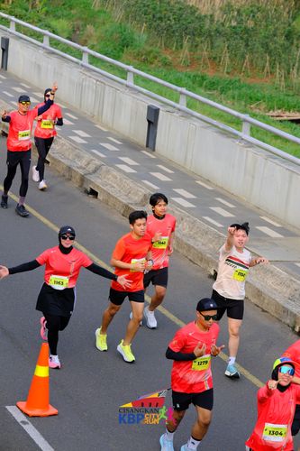Race photo from CISANGKAN KBP CITY RUN 2025