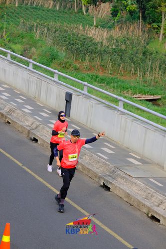 Race photo from CISANGKAN KBP CITY RUN 2025