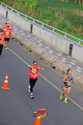 Race photo from CISANGKAN KBP CITY RUN 2025