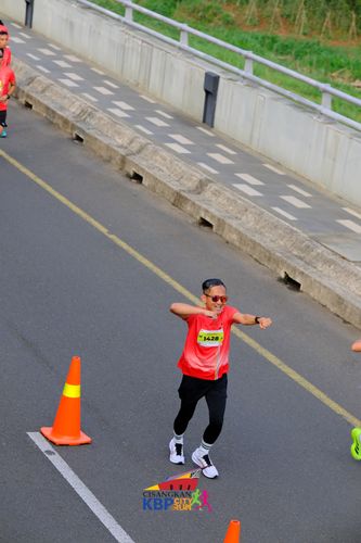 Race photo from CISANGKAN KBP CITY RUN 2025