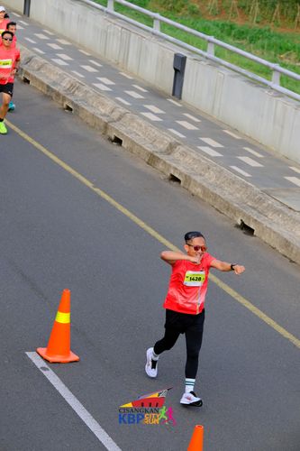 Race photo from CISANGKAN KBP CITY RUN 2025