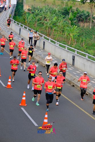 Race photo from CISANGKAN KBP CITY RUN 2025