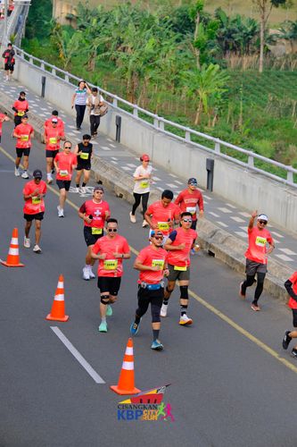 Race photo from CISANGKAN KBP CITY RUN 2025