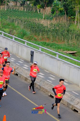 Race photo from CISANGKAN KBP CITY RUN 2025