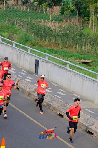 Race photo from CISANGKAN KBP CITY RUN 2025