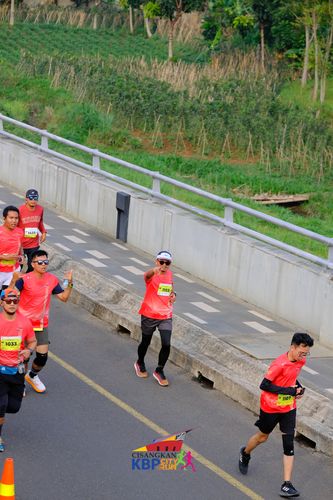 Race photo from CISANGKAN KBP CITY RUN 2025