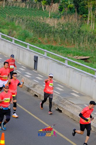 Race photo from CISANGKAN KBP CITY RUN 2025