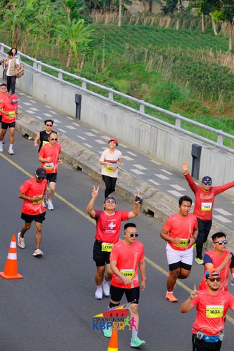 Race photo from CISANGKAN KBP CITY RUN 2025