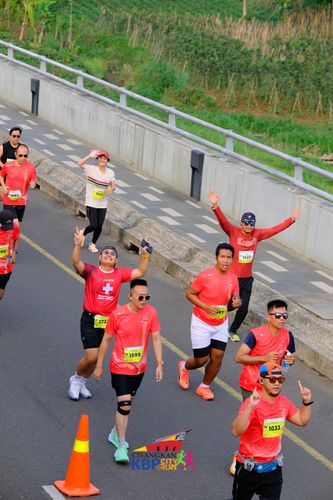 Race photo from CISANGKAN KBP CITY RUN 2025