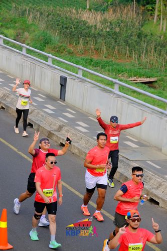 Race photo from CISANGKAN KBP CITY RUN 2025