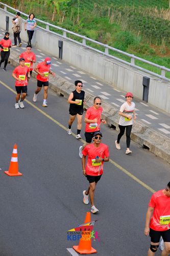 Race photo from CISANGKAN KBP CITY RUN 2025