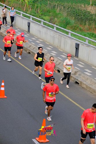 Race photo from CISANGKAN KBP CITY RUN 2025