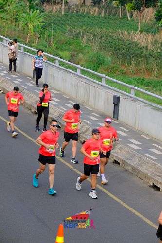 Race photo from CISANGKAN KBP CITY RUN 2025
