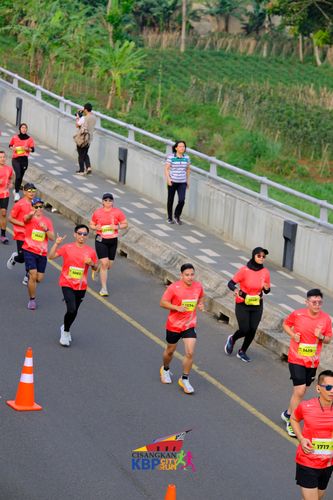 Race photo from CISANGKAN KBP CITY RUN 2025