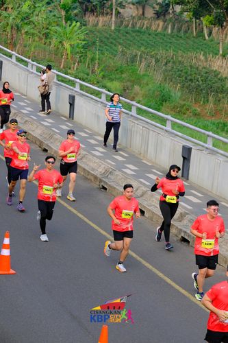 Race photo from CISANGKAN KBP CITY RUN 2025